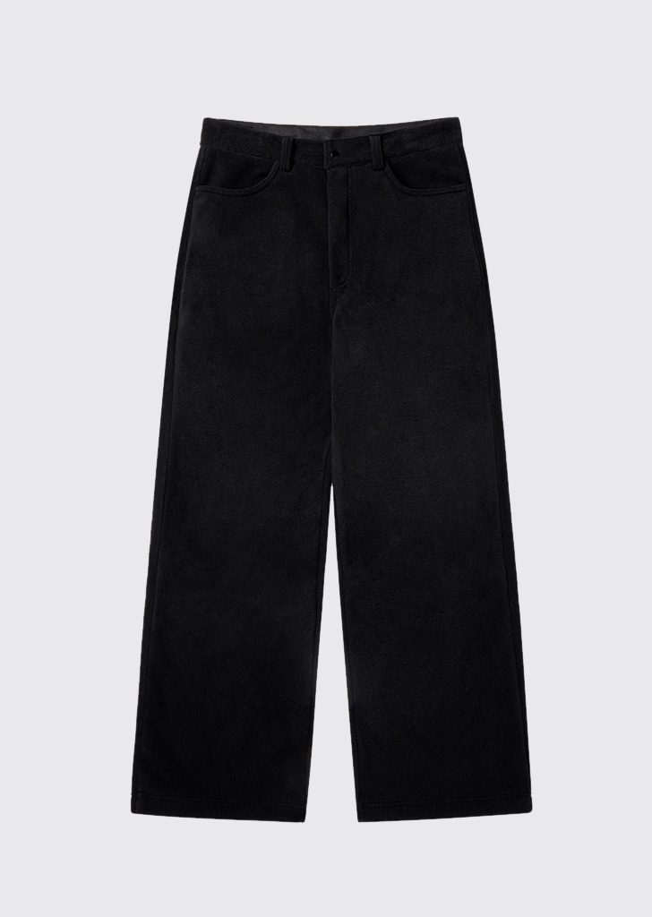 Polarfleece basic pants  BLACK