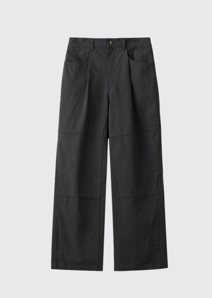 SL washed pants(Section line washed pants) Charcoal