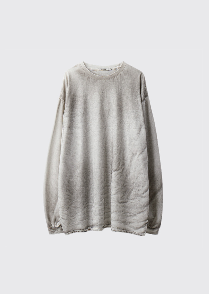 Dirty washed round neck long sleeve Dirty washing